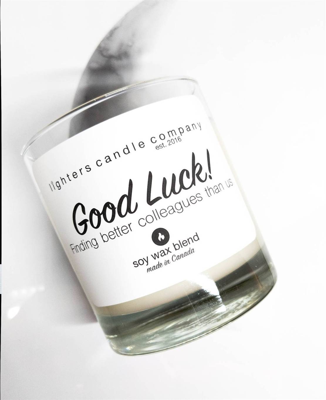 Good Luck Finding Better Colleagues Than Us Candle Sweet Janes - Gift